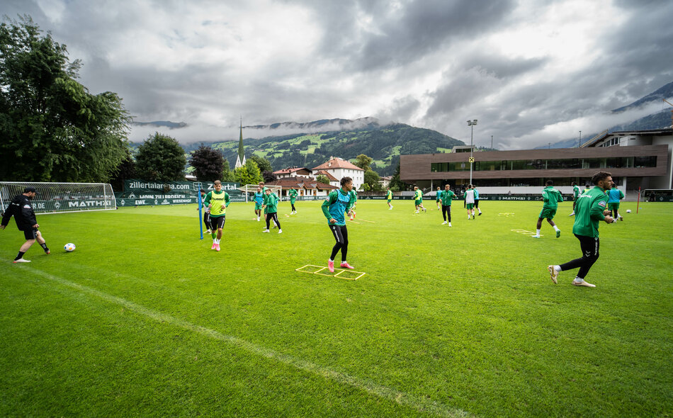 Trainingslager der Fußballmannschaft Werder Bremen.