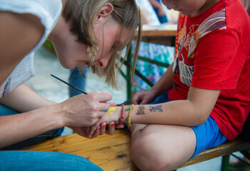 Kinderschminken Bauernherbst