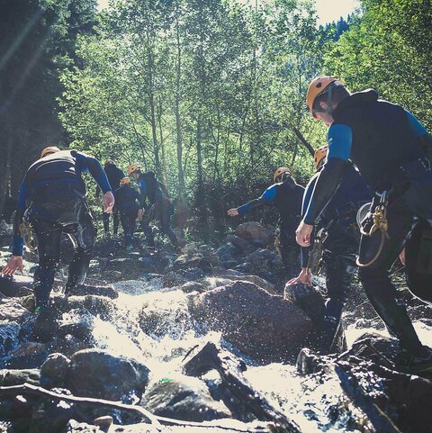 Canyoning durch die Schluchten in Gerlos