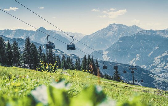 Blick auf die Rosenalmbahn in Zell am Ziller