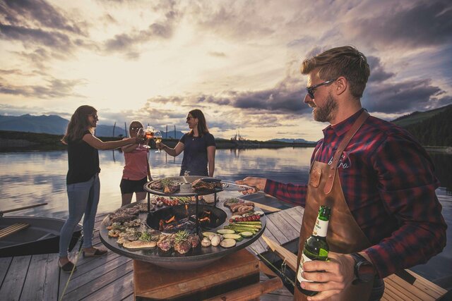 Grillen beim Chill und Grill am Fichtensee