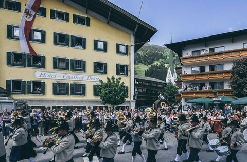 Musikkapelle beim Gauder Fest