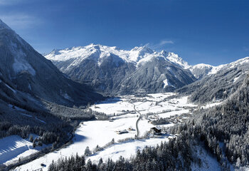 Krimml Ort Winter