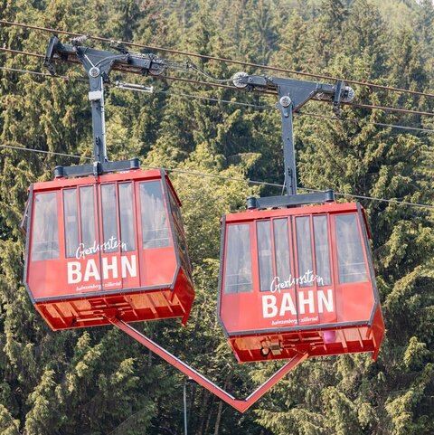 Kabinen der Gerlossteinbahn 