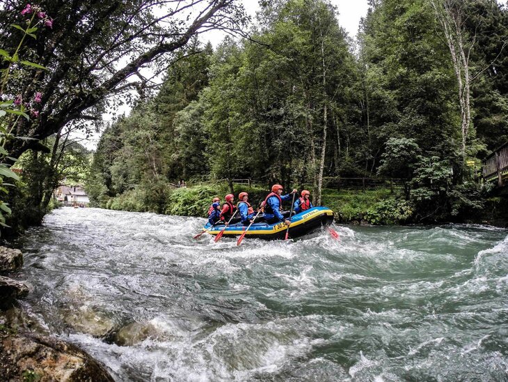 Rafting Spaß in Gerlos im Zillertal