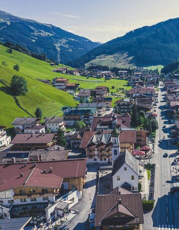 Blick auf die Gemeinde Gerlos