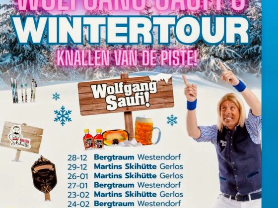 Knallen van de Piste! Wolfgang Saufi's Wintertour