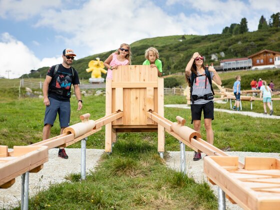 Holzkugelbahn & Kinderspielplatz Isskogel