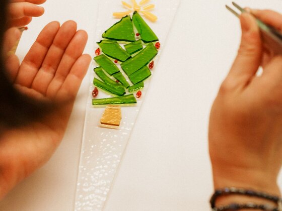 Gestalte Dein Kunstwerk aus Glas