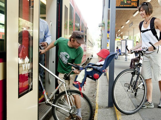 Bike Verleih - Bahnhof Zell am Ziller